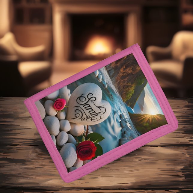 Heartfelt Sunset Trifold Wallet (Creator Uploaded)