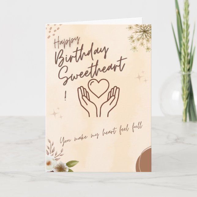 Heartfelt, Supportive Birthday card for Grandchild (Front)