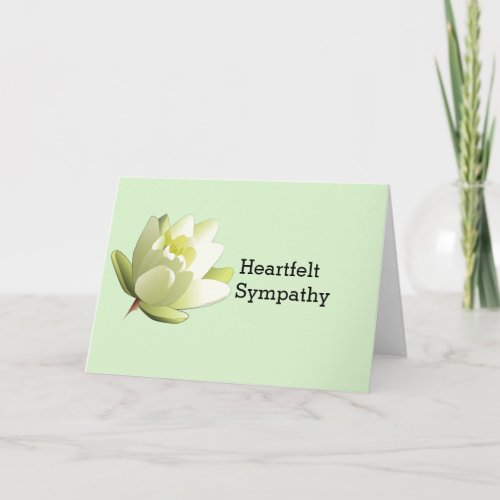 Heartfelt Sympathy Card