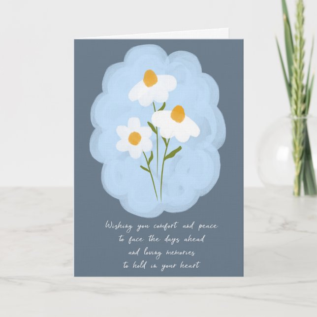 Heartfelt Sympathy Loss and Condolences Card (Front)