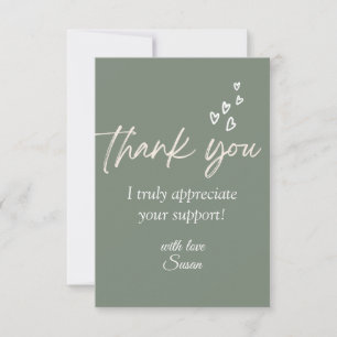 Heartfelt Thank You Card