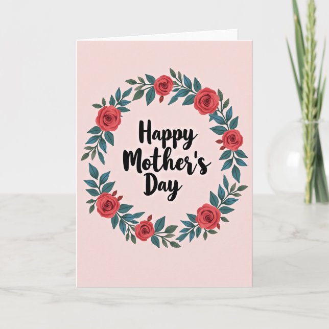 Heartfelt Thanks Floral Card (Front)