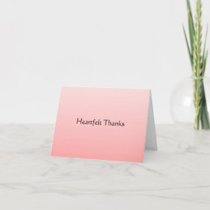 Heartfelt Thanks Letterpress Thank You Card