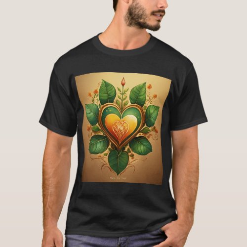 Heartfelt Threads Embracing Emotions Through Simp T_Shirt