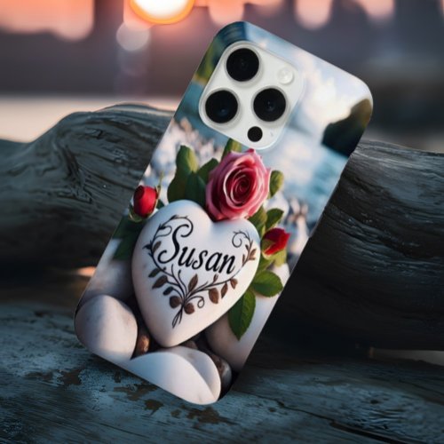 Heartfelt Tribute by the River iPhone 15 Pro Case