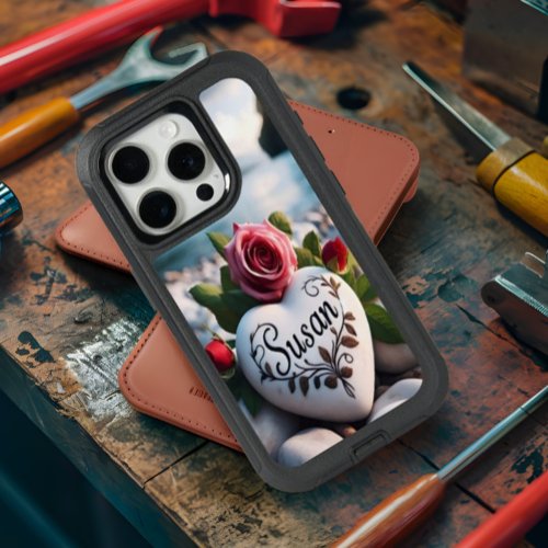 Heartfelt Tribute by the River iPhone 15 Pro Case