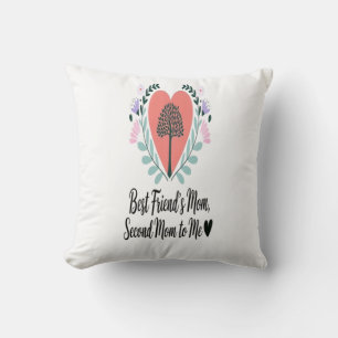 Heartfelt Tribute to a Second Mom Throw Pillow