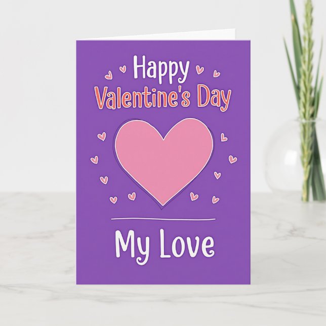 Heartfelt Valentines Day Card (Front)