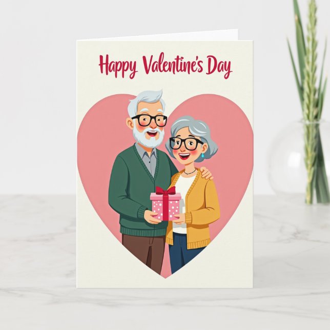 Heartfelt Vintage Valentines Card (Front)