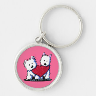 Heartfelt Westies Keychain
