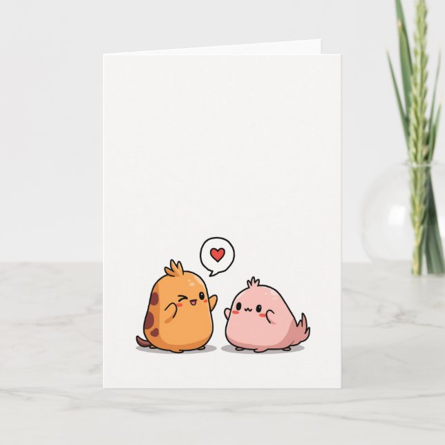 Heartfelt Whimsical Friend Card (Front)