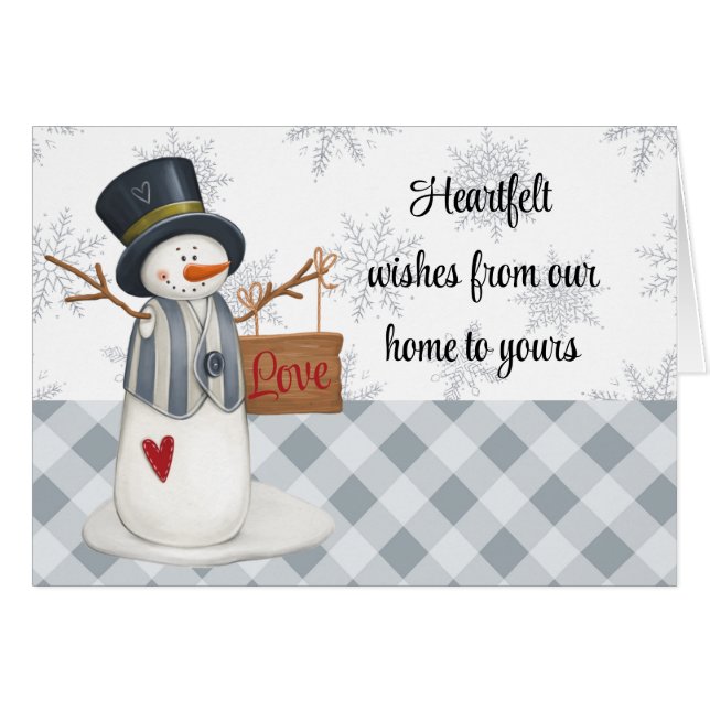 Heartfelt Wishes Cards (Front Horizontal)