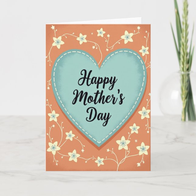 Heartfelt Wishes Mothers Day Card (Front)