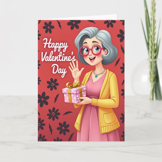 Heartfelt Woman Valentine Card (Front)