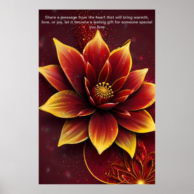 Heartfelt Words: A Personalized Gift of Love  Poster (Front)