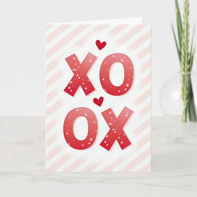Heartfelt Xo Graphic Card (Front)