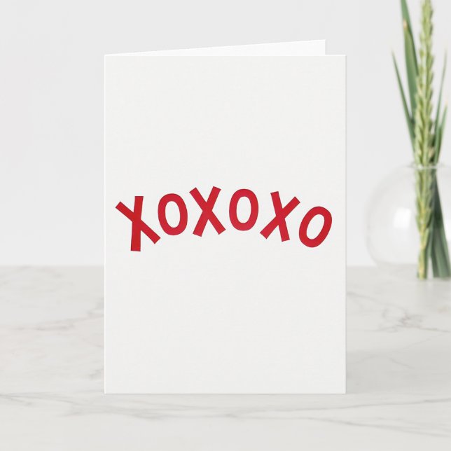 Heartfelt Xoxoxo Card (Front)