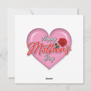 Heartful Elegant Mother’s Day Design Holiday Card