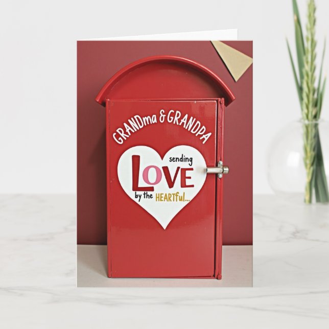 Heartful Mailbox Love Card (Front)