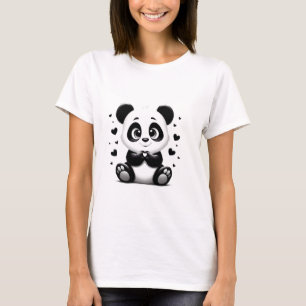 Heartful Panda Love T-Shirt