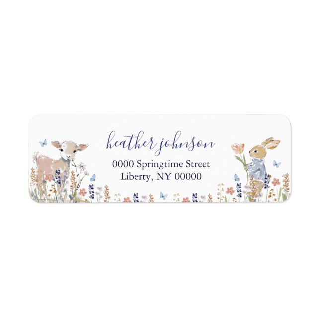 Hearthlight Notes Spring Soft Meadow Garden Label (Front)