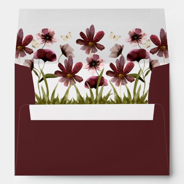 Hearthlight Notes Spring Soft Meadow Wildflower Envelope (Back (Bottom))