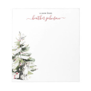 Hearthlight Notes Winter Cozy Kitten Personalized