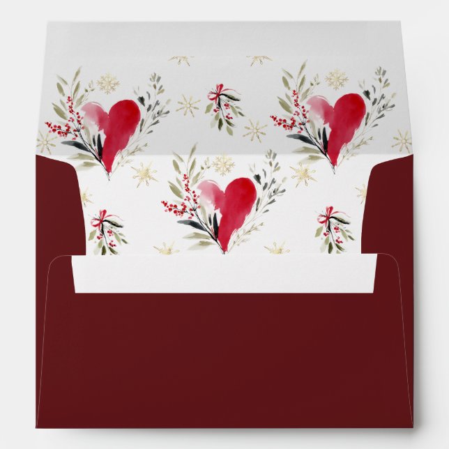 Hearthlight Notes Winter Cozy Personalized Envelope (Back (Bottom))