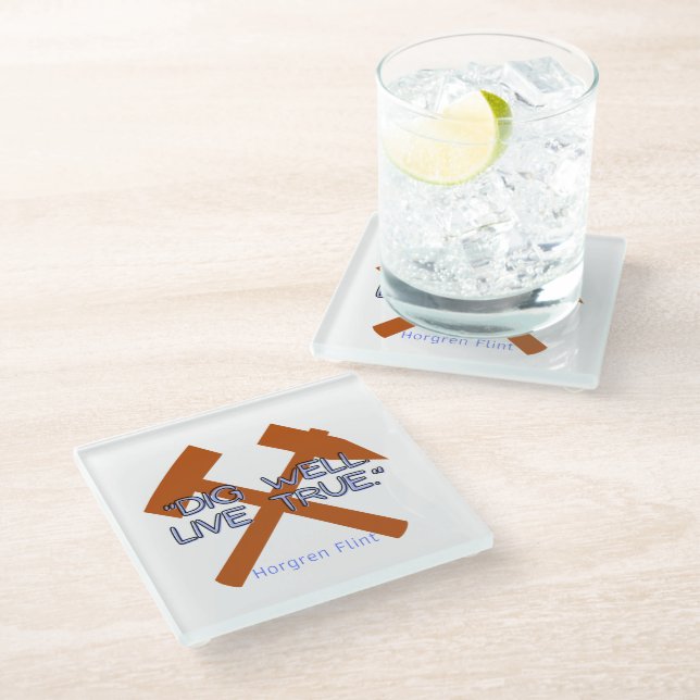 Hearthstone Saying - Glass Coaster (Angled)