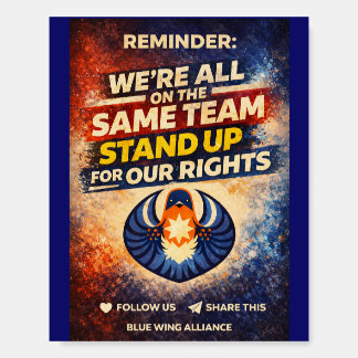 Heartland Blue Wing Alliance Missouri Rebel  Foam Board