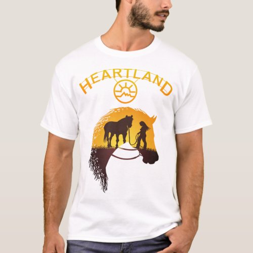 Heartland Heartland Ranch Horse Lovers Horse Ow T_Shirt