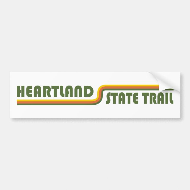 Heartland State Trail Minnesota Bumper Sticker (Front)