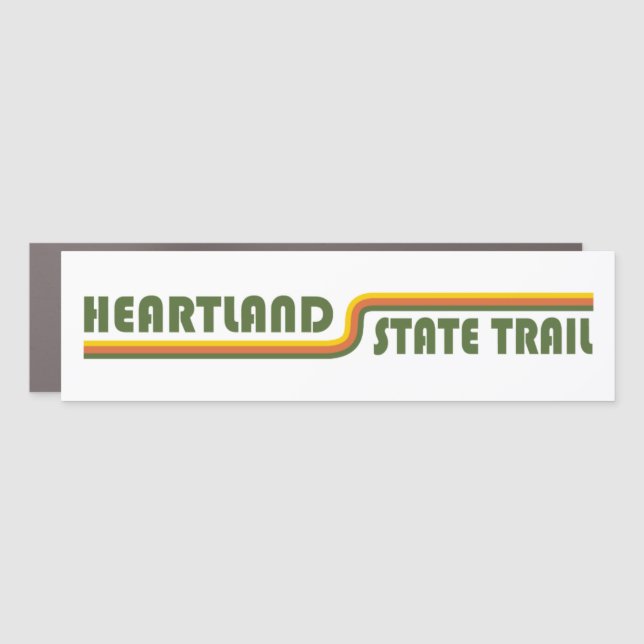 Heartland State Trail Minnesota Car Magnet (Front)