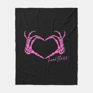 Heartless Skeleton Hands Classic Design Fleece Blanket