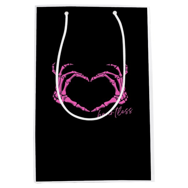 Heartless Skeleton Hands Classic Design Medium Gift Bag (Front)