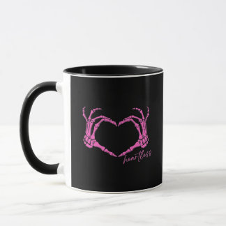 Heartless Skeleton Hands Classic Design Mug