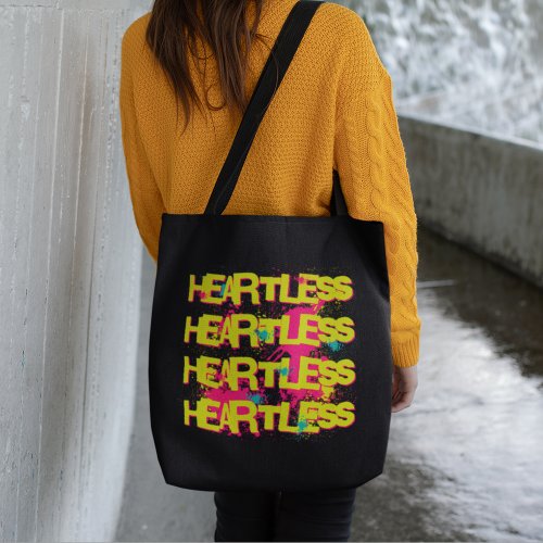 Heartless Urban Graffiti Grunge Tote Bag
