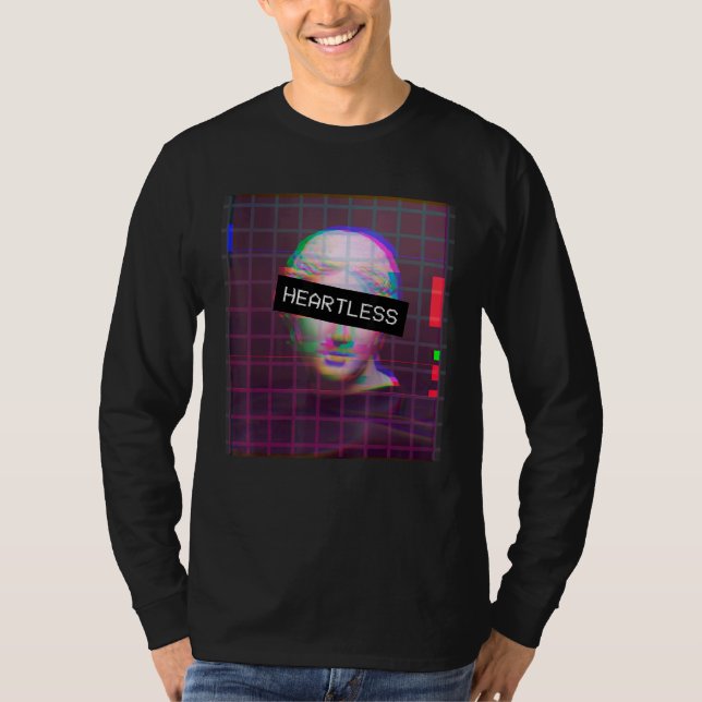 Heartless Vaporwave Aesthetic David Statue Eboy Eg T-Shirt (Front)