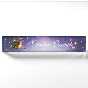Heartlight Voyager of the Moonlit Skies. Desk Name Plate