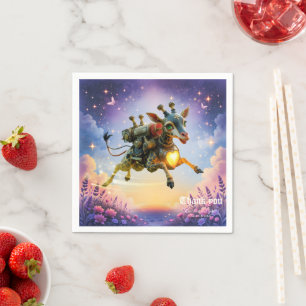 Heartlight Voyager of the Moonlit Skies. Napkins