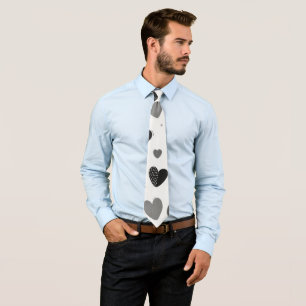 Hearts 1 neck tie
