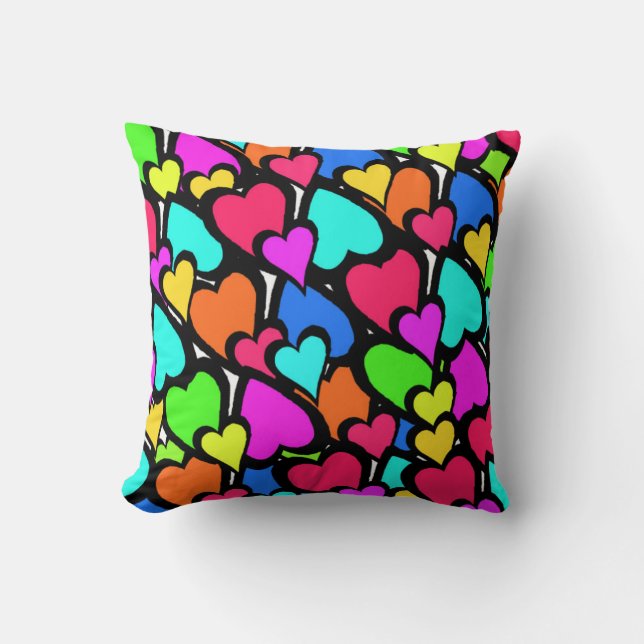 Hearts 2011 throw pillow (Front)