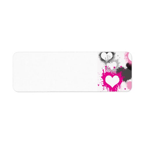 hearts_296844  hearts splatter paint love graffiti label