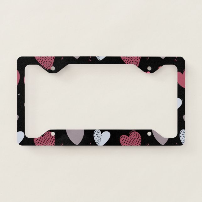 Hearts 2 license plate frame (Front)