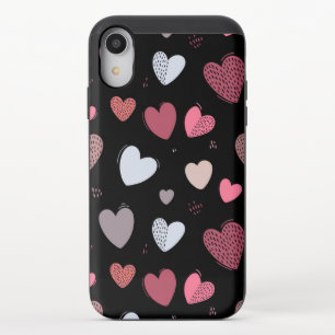 Hearts 2 iPhone XR slider case