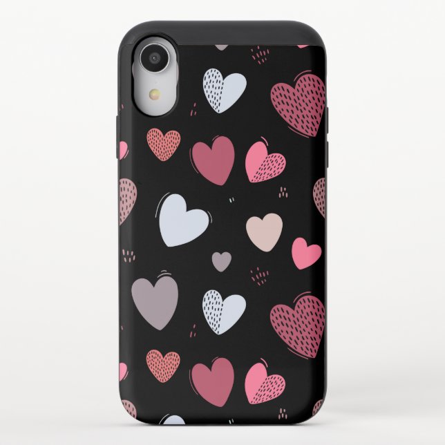 Hearts 2 uncommon iPhone case (Back)