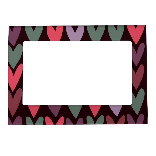 Hearts 6 magnetic frame (Front)