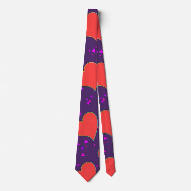 Hearts Abound  Neck Tie (Front)