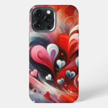 Hearts Abstract iPhone / iPad case