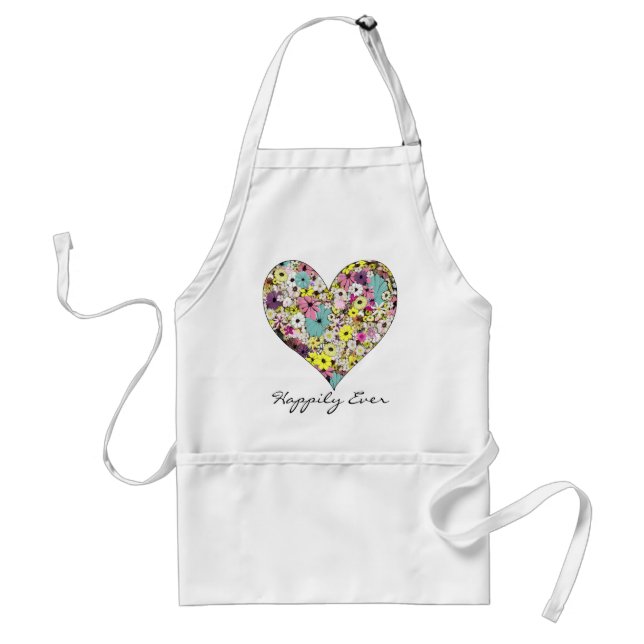 Hearts Adult Apron (Front)